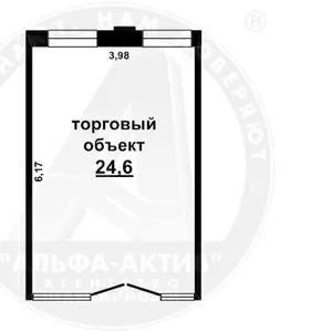 Торговое помещение в собственность,  24, 6 кв.м.,  2-ой этаж. 140580