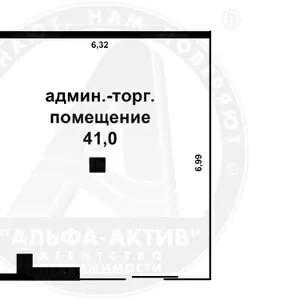 Торговое помещение в аренду,  Брест,  41 кв.м.,  центр города,  Атис Холл