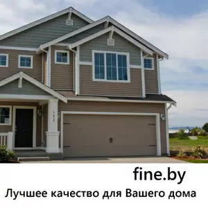 Виниловый сайдинг BlockHause.Фасадные панели FineBer.