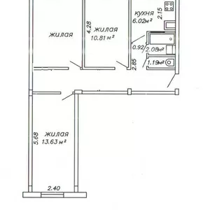 3-х комн.квартиру Жудро, 22