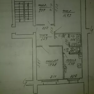 Продам 3-комнатную квартиру в г. Борисов