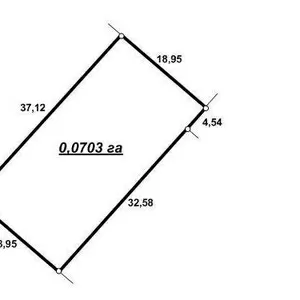 Садовый участок правильной прямоугольной формы. г. Брест. d150448