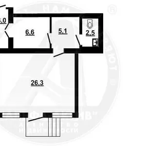 Торговое помещение в центре Бреста,  43, 5м. Торг зал - 26, 3 м. p150011