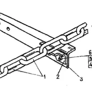 Цепь транспортера ТСН 160А(в сборе )