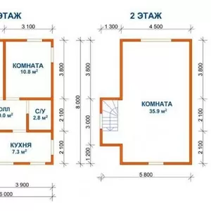 Сруб ДОМА или БАНИ из бруса доставка, установка в Слуцк