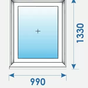 Окна Пвх распродажа в Минске дешево профиль Kbe 70-3*