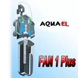 Aquael Filter FAN 1 Plus — внутренний фильтр 320 л/ч до 100 л