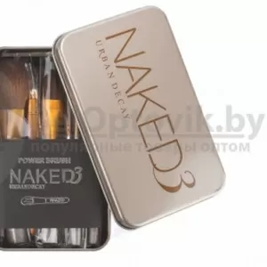 Набор кистей для макияжа Naked 3 urban decay 12 шт.