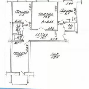 3-комн. квартира. Продам .Витебск