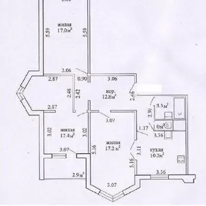 Продам 3-комнатную элитную рядом с